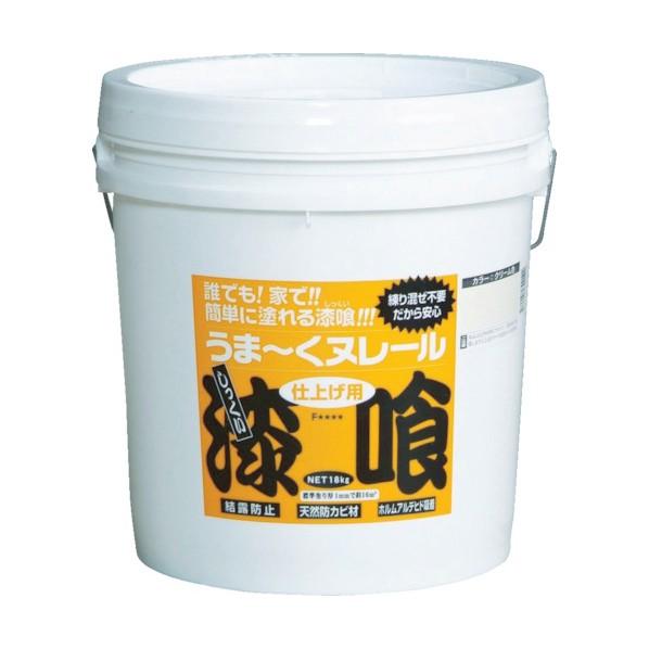 日本プラスター うま〜くヌレール 漆喰 仕上用 ホワイト 18kg 12UN21 1 
