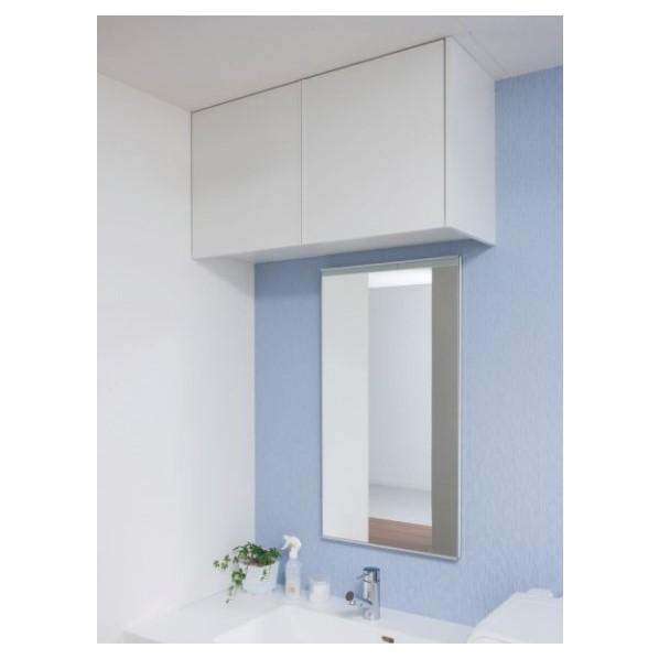 南海プライウッド トイレ上部収納エンドパネル クリアホワイト 15*317