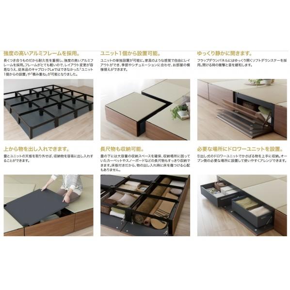 南海プライウッド たたみボックス収納 キャブロック2 ドロワーユニット 