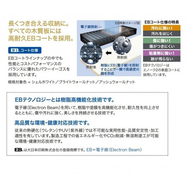 南海プライウッド シューズクローク収納 ウォールゼット エノーク2 D2TYPE シェルホワイト AF026121LW_4