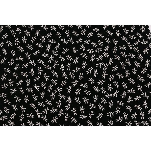 日本紐釦貿易(Nippon Chuko) 日本紐釦貿易 印伝調合皮スエードレザー生地 トンボ柄 白 巾92cm×9m切売カット KP4080-12A-9M 9mの画像
