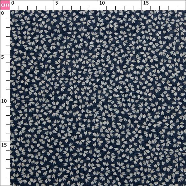 日本紐釦貿易(Nippon Chuko) 日本紐釦貿易 和風モダン柄生地 小桜柄 巾110cm×10m切売カット KP7090-118-10M 10mの画像