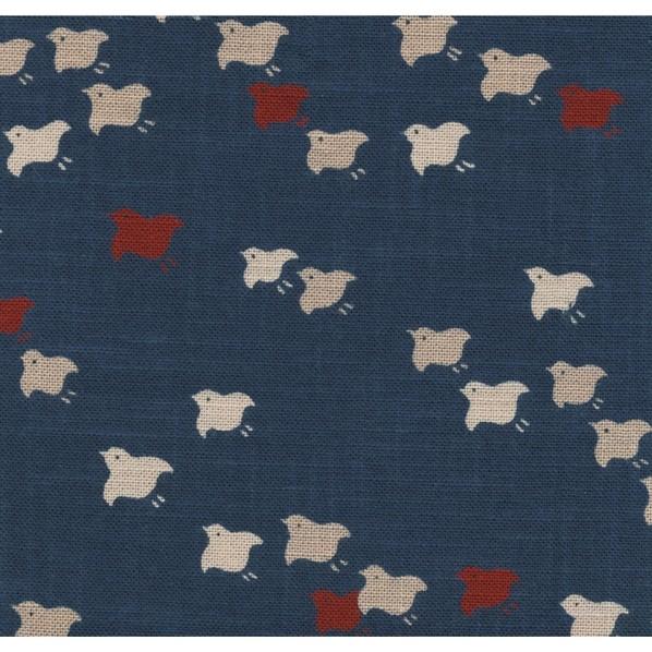 日本紐釦貿易(Nippon Chuko) 日本紐釦貿易 和風モダン柄生地 千鳥柄 巾110cm×10m切売カット KP7090-135-10M 10mの画像