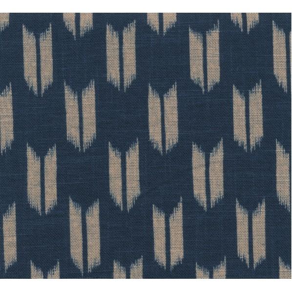 日本紐釦貿易(Nippon Chuko) 日本紐釦貿易 和風モダン柄生地 矢絣文様柄 巾110cm×10m切売カット KP7090-18-10M 10mの画像