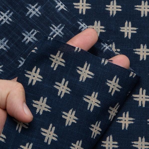 日本紐釦貿易(Nippon Chuko) 日本紐釦貿易 和風モダン柄生地 青海波柄 巾110cm×10m切売カット KP7090-49-10M 10mの画像