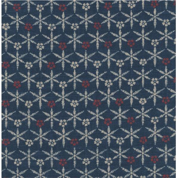 日本紐釦貿易(Nippon Chuko) 日本紐釦貿易 和風モダン柄生地 花菱柄 巾110cm×10m切売カット KP7090-52-10M 10mの画像