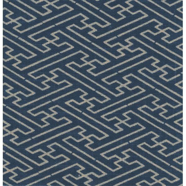 日本紐釦貿易(Nippon Chuko) 日本紐釦貿易 和風モダン柄生地 さやがた柄 巾110cm×10m切売カット KP7090-99-10M 10mの画像
