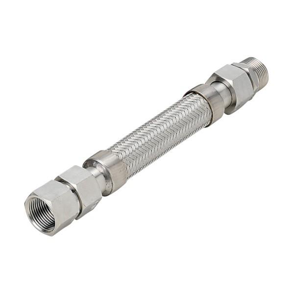 ＮＦＫ メタルタッチオスｘメス型フレキ継手ＳＵＳ３０４４０Ａｘ４００Ｌ NK203MF40-400