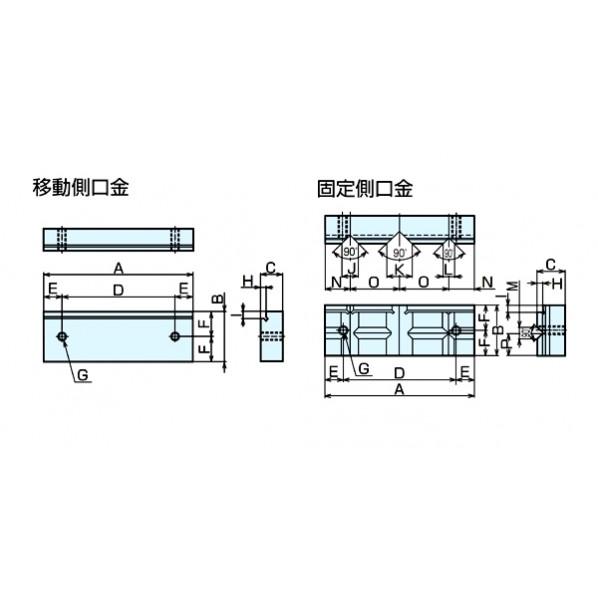 ナベヤ 口金 UTS75-JAの画像