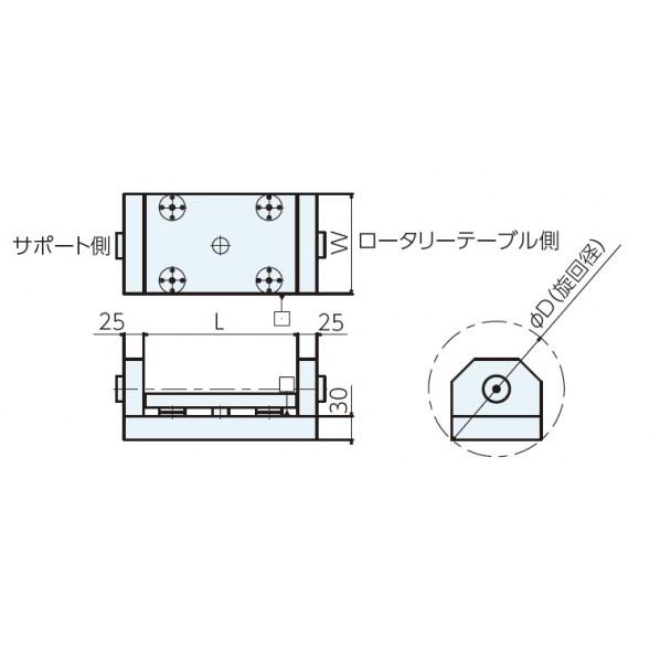 ナベヤ ゆりかごセット オフセットQロックタイプ YNO250-550QAS1_1