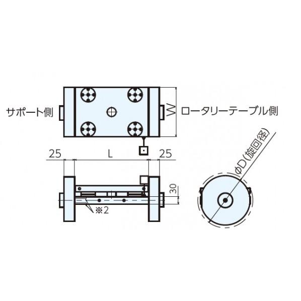 ナベヤ ゆりかごセット センター仕様 Qロック YMC250-550QAS1_1