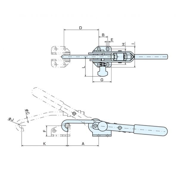 ナベヤ トグルフッククランプ 6847S-3_1