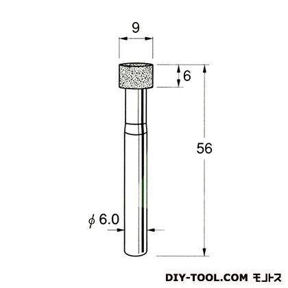 日本精密機械工作 電着DIA砥石 先端径:9粒度:#170 D7209