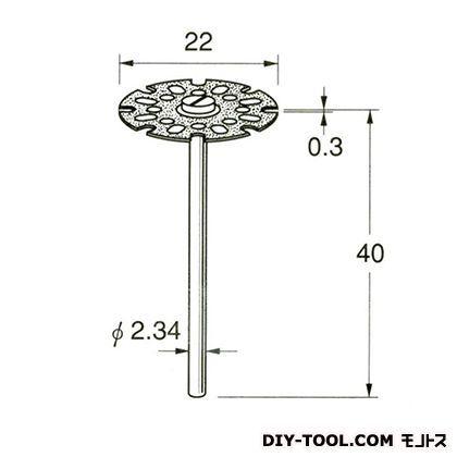 日本精密機械工作 メタルDIAディスク 先端径:22粒度:#150 D9811