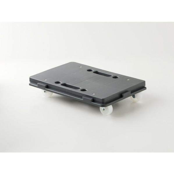 日東 スマート連結平台車(ミニ) グレー 縦410×横275×高さ77mm NTM