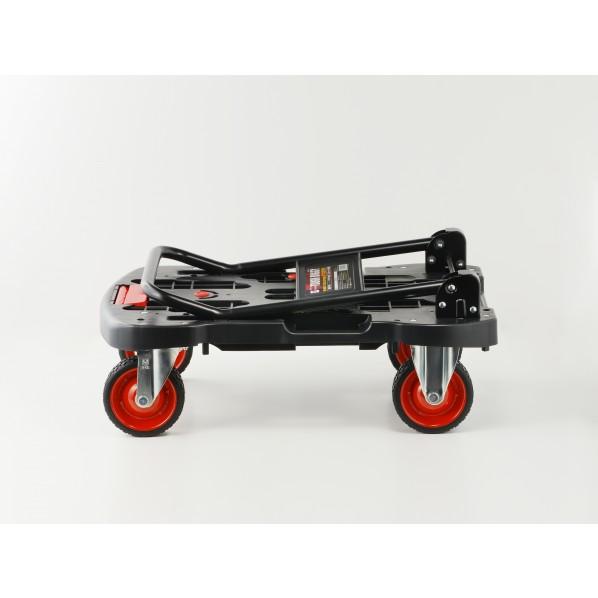 日東 オフロード台車 ブラック 縦750×横480×高さ120mm NHT-NP150BK 
