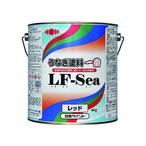 日本ペイントマリン うなぎ塗料一番 LF-SEA レッド 4kg :N307-0022:DIY