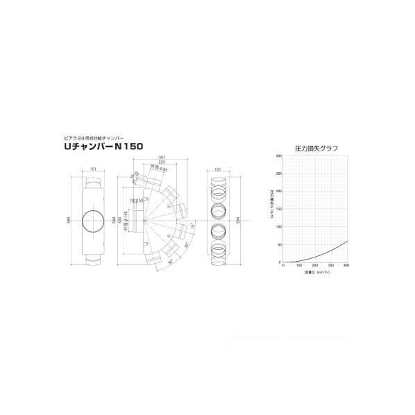 法人専用品※日本住環境 UチャンバーN 150 I-UCHA150 : DIY FACTORY 
