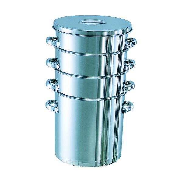 日東金属工業 ステンレスタンクテーパー付貯蔵用タンク（フタ付）２０Ｌ 360 x 360 x 350 mm TPST30の画像