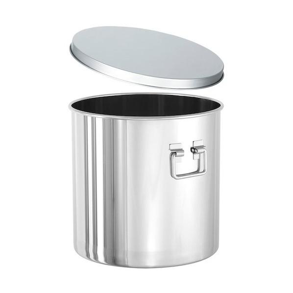 日東 折りたたみ取っ手付汎用容器(ヒラ蓋) 36L 360 x 360 x 360 mm STF-36/HF 【し】