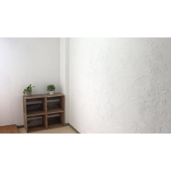 ニッペホーム 手で塗る塗料 STYLE MORUMORU(モルモル) ホワイト 14kg 