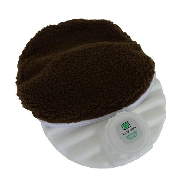 ポリ湯たんぽ ブラウンカバー付 650ml 2