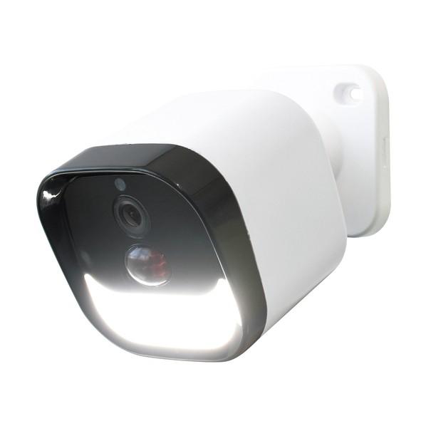 大進 DAISHIN DLA-RE300-SL LEDセンサーライト付き ワイヤレス 防犯カメラ 照明 防犯 録画 点灯