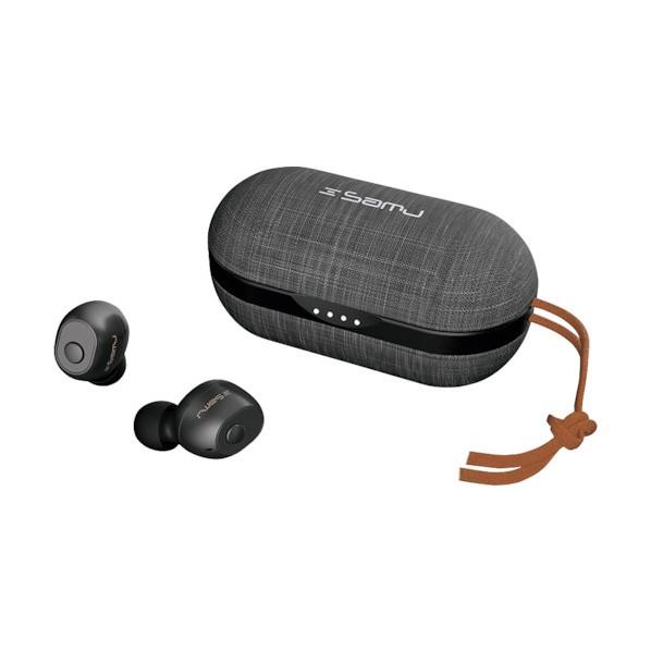 オウルテック 完全ワイヤレスBluetoothイヤホン SAMU-SE04S ブラック