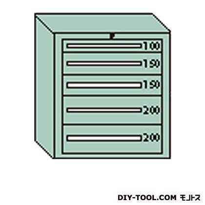 大阪製罐 デラックスキャビネット 若草 幅×奥行×高さ:811×557×881mm DX803
