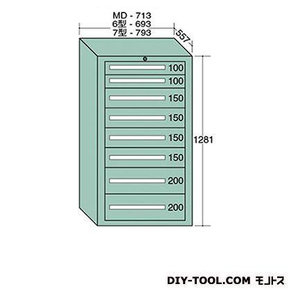 大阪製罐 スタンダードキャビネット 幅×奥行×高さ:693×557×1281mm 6-1205