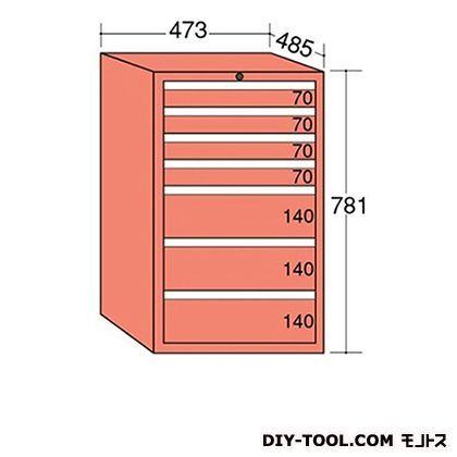 大阪製罐 ライゼットキャビネット Lグレー 幅×奥行×高さ:473×485×781mm LZ7043L