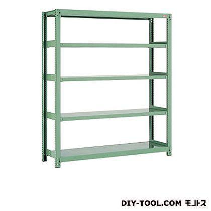 ※法人専用品※大阪製罐 中量棚 グラスグリーン 幅×奥行×高さ:1255×780×1800mm S5-6445R 1
