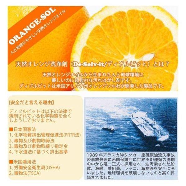 オレンジソル ディゾルビット天然オレンジ汚れはがし剤業務用５ガロン 18.9L 1の画像