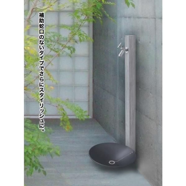 オンリーワンクラブ アルミ水栓柱ステーク50 蛇口セット チェスナット GM3-AL50C1_2