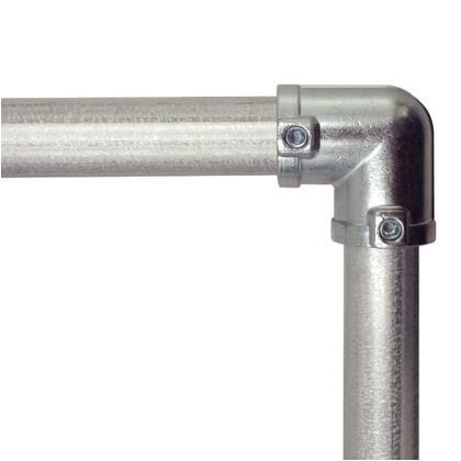 Diy Id パイプクランパー ｌ型 ユニクロめっき F25 4パイプ用 Id 600 O38 4870 Diy Factory Online Shop 通販 Yahoo ショッピング