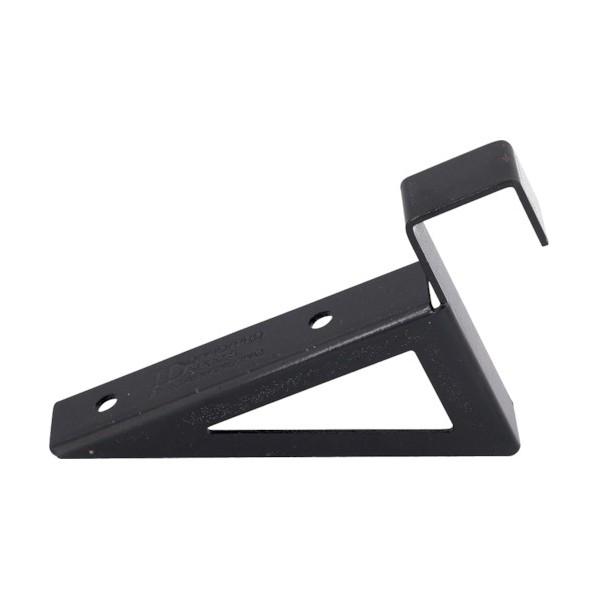 大里 亜鉛黒 1X4に引っ掛ける棚受け 黒 ID-030 : DIY FACTORY ONLINE