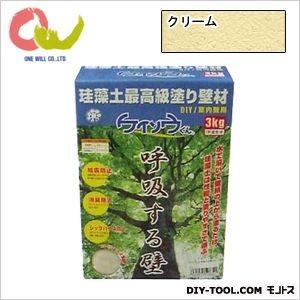 ワンウィル 漆喰珪藻土ケイソウくんdiyグレードパウダータイプ クリーム 3kg O43 0003 Diy Factory Online Shop 通販 Yahoo ショッピング