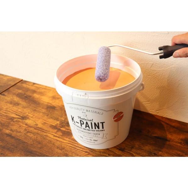 ワンウィル　K-PAINT　珪藻土塗料　オレンジ　5kg