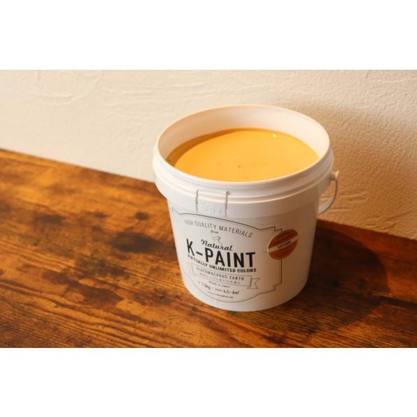 ワンウィル K Paint 珪藻土塗料 サフラン 1 5kg 珪藻土 漆喰