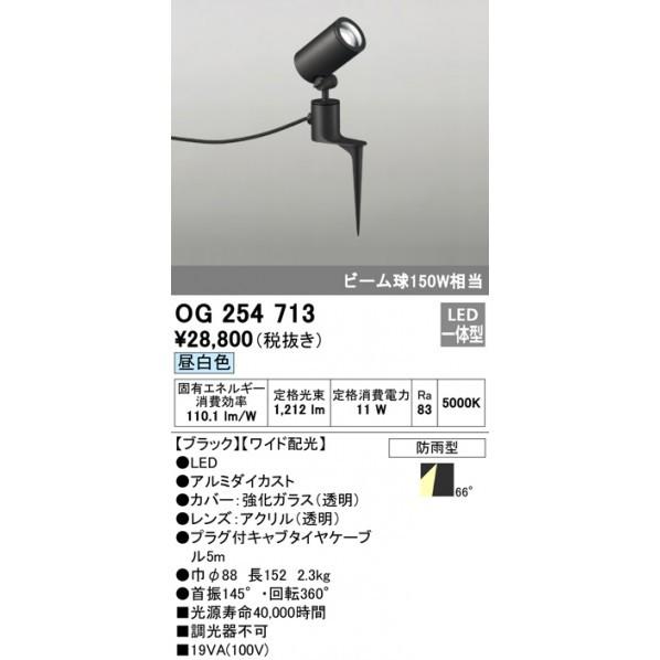 スーパーセールオーデリック エクステリアスポットライト OG254713
