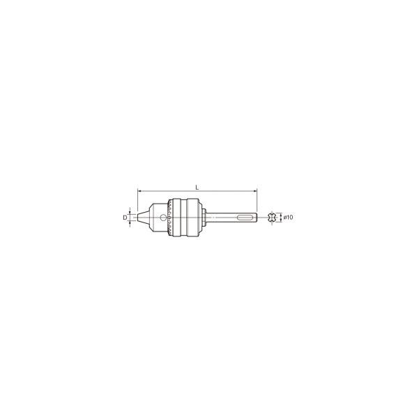 Panasonic(パナソニック) はつりアタッチメントSDSプラス型シャンク EZ9HX402｜diy-tool