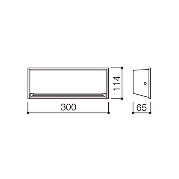 Panasonic(パナソニック)　LEDブラケット　通路用　NNY20230KLE1　1台　防犯照明用　シルバーメタリック　昼白色