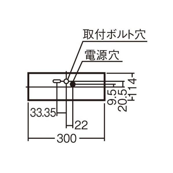 Panasonic(パナソニック)　LEDブラケット　出入口用　防犯照明用　シルバーメタリック　NNY20236KLE1　1台　電球色