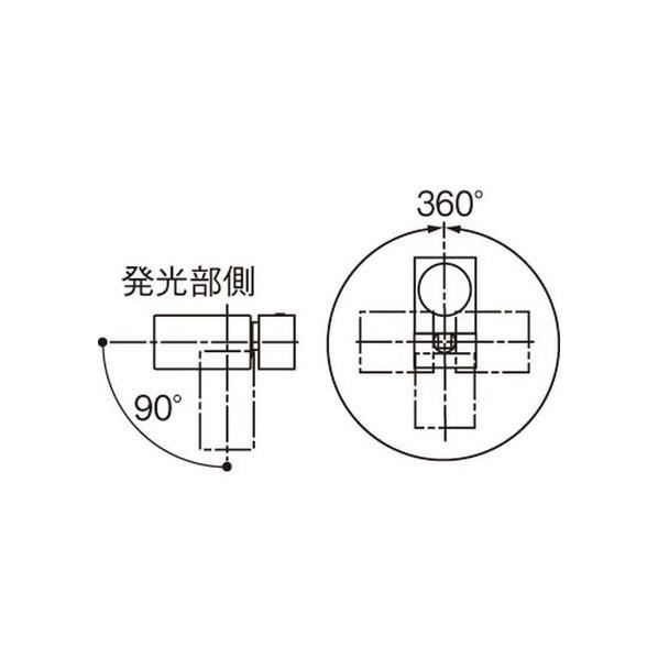 Panasonic(パナソニック) スポットライト 天井直付型・壁直付型・据置取付型 電球色・アルミダイカストセード・拡散 60形 XAS1011LC｜diy-tool｜06