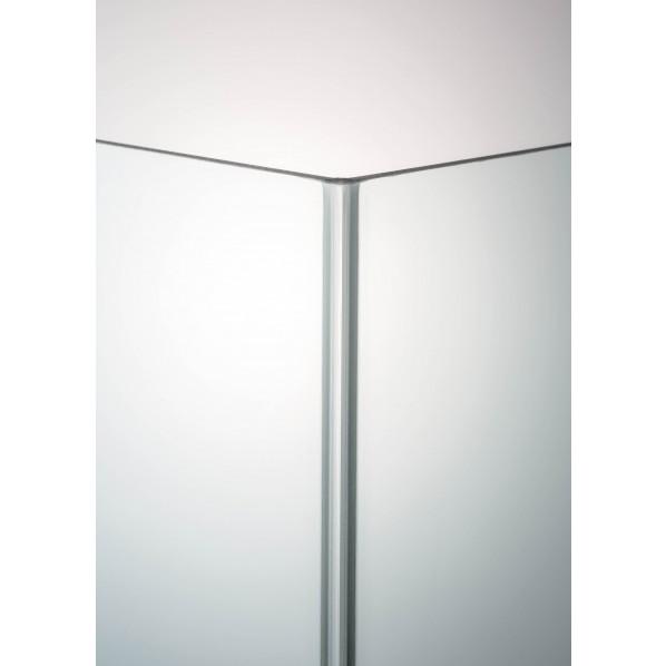 ※法人専用品※PET'S ADVANCE セーフテリア 出角コーナー クリア ダークブラウン 800mm×330mm×90mm、奥行330mm SFT_1