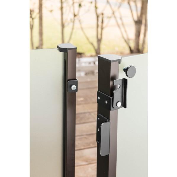 ※法人専用品※PET'S ADVANCE セーフテリア 門扉 マット ダークブラウン 800mm×603mm×51mm SFT-M80DB_3