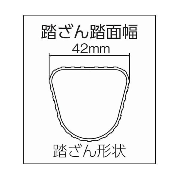 ※法人専用品※ピカ 【車上渡し】1連はしごスーパーコスモス1CSM型3.7m 3650 x 413 x 75 mm 1CSM-37 1点_2