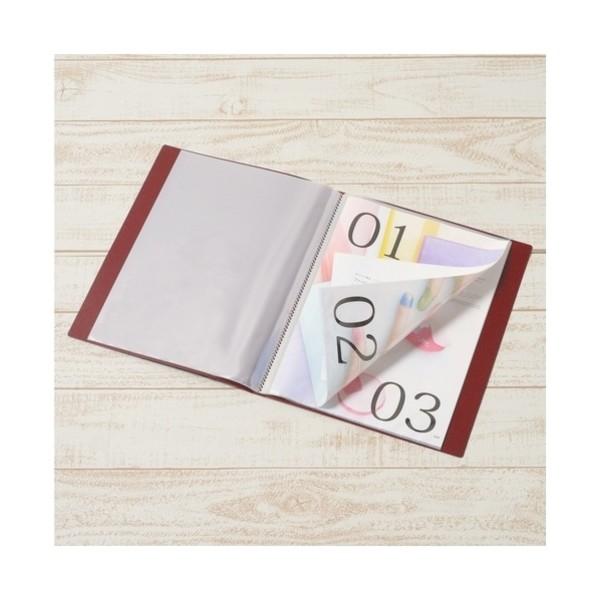 プラス クリアーファイル20P FC-122EL A4S 赤 815835 FC-122EL RD(10) 10冊 | ブランド登録なし | 01