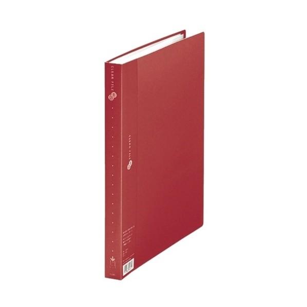 プラス クリアーファイル40P FC-124EL A4S 赤 815840 FC-124EL RD(10) 10冊 | ブランド登録なし