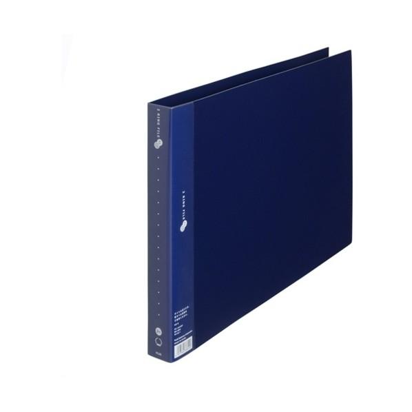 プラス 2リングファイルFC-161RF A3E 35mmネイビー 84601 ネイビー FC-161RF NV 1点 | ブランド登録なし